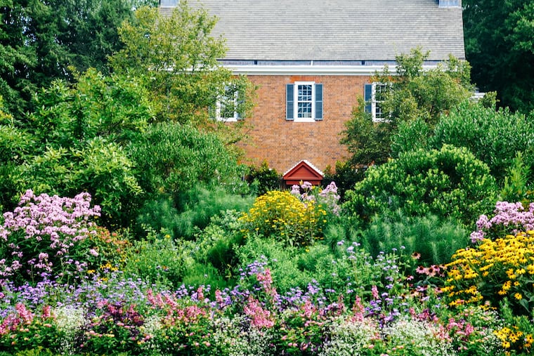 A view of the Round Garden at the Mt. Cuba Center.