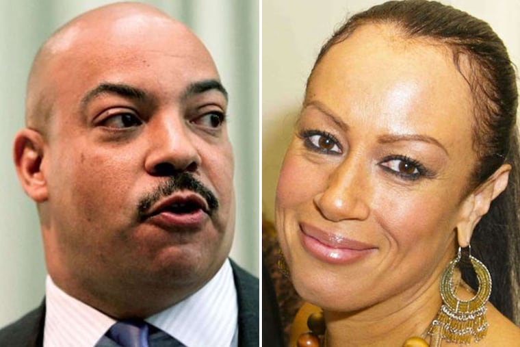 Philly District Attorney Seth Williams (left) and Stacey Cummings.