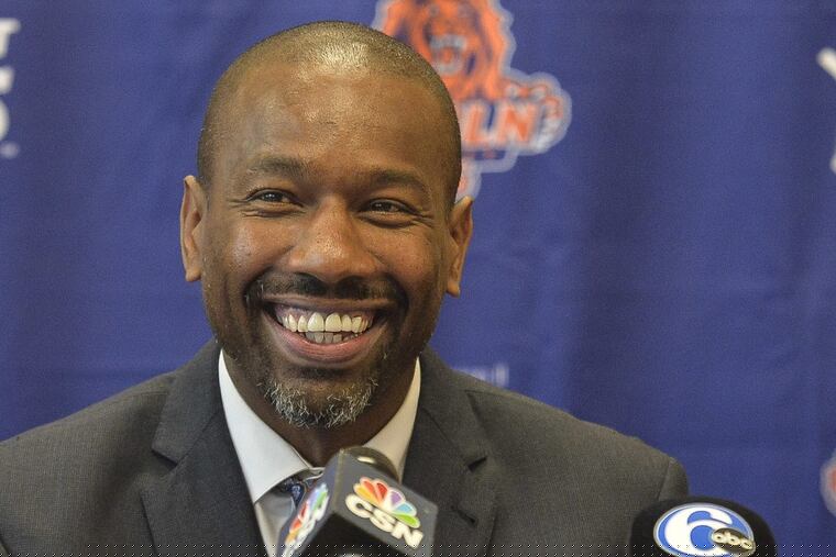 Doug Overton, seen here in 2018, has been charged with burglary and indecent exposure after police say he broke into a woman's apartment in East Falls.