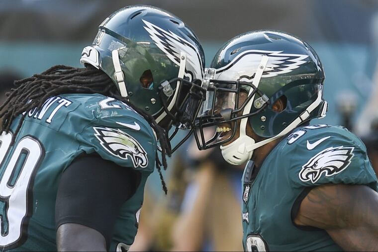 LeGarrette Blount and Corey Clement are two parts of the Eagles’ running back committee.