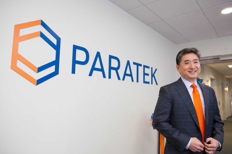Paratek Pharmaceuticals' president and chief operating officer Evan Loh. The antibiotics developer, Paratek, opened a 19,000 square foot office in King of Prussia.