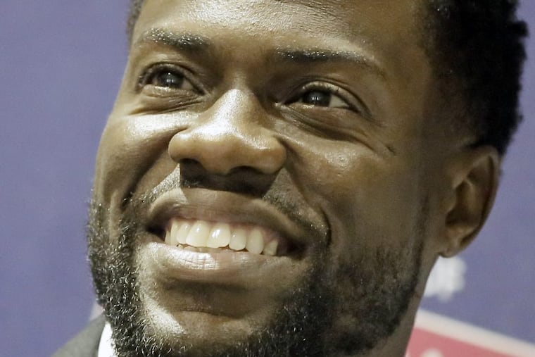 Comedian Kevin Hart during meet and greet with fans, to promote his memoir "Life Lessons" at the Free Library of Phila. on June 7, 2017.