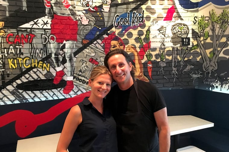 Kate Jacoby and Rich Landau at Wiz Kid, 124 S. 19th St.