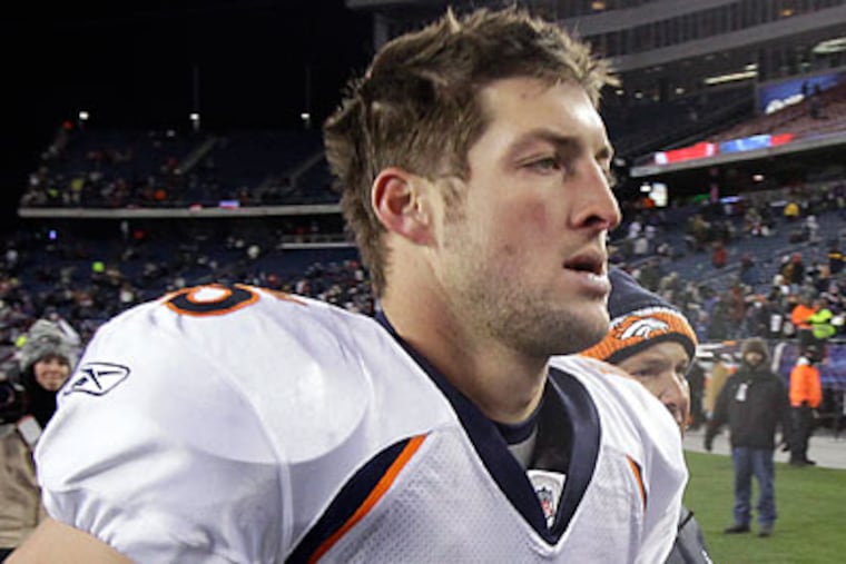 Tim Tebow is expected to leave Denver now that the Broncos have signed Peyton Manning. (Stephan Savoia/AP file photo)