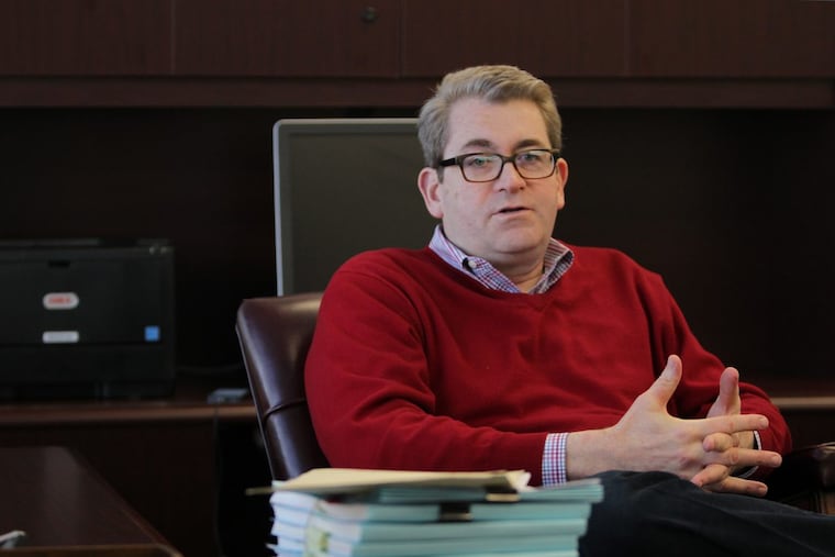 School Reform Commission member Bill Green, pictured here in 2014, has filed paperwork to run for Congress. That could put him in legally tricky territory, say two election attorneys.