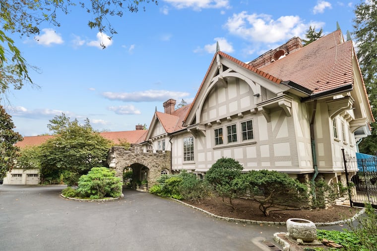 The 12,000-square-foot home at 1717 Woodland Rd. has nine bedrooms and eight bathrooms.