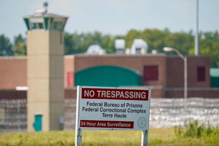 The federal prison complex in Terre Haute, Ind., is shown.