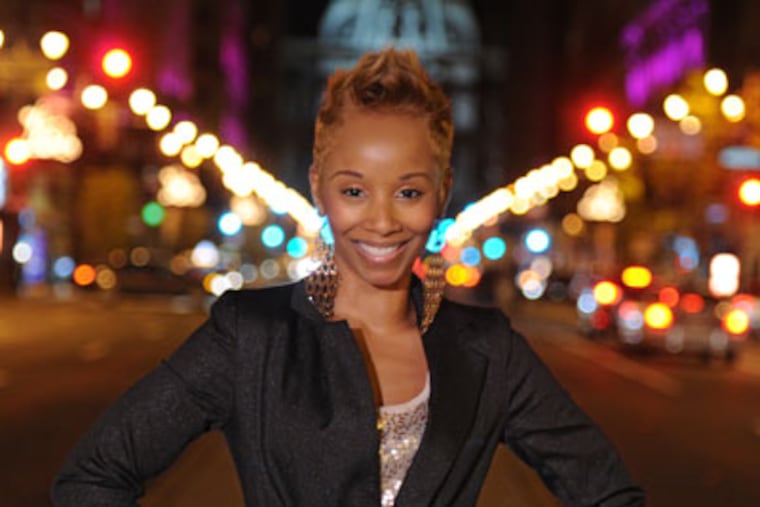 R & B singer Vivian Green has a new album out that is being well-recieved. We profile her. Portrait was taken Thursday night, Nov. 15, 2012 on that portion of Sout Broad St. known as The Avenue of the Arts. ( CLEM MURRAY / Staff Photographer )