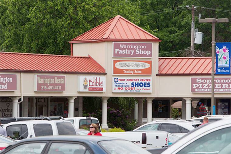 The Warrington Shopping Center on Route 611.