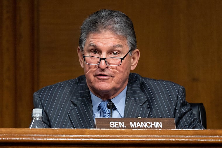 Sen. Joe Manchin of West Virginia.