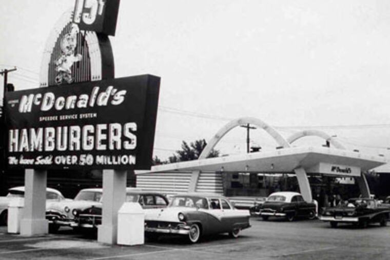 Ray Kroc’s first McDonald’s restaurant in Des Plaines, Ill., 1955. The empire began as a single drive-in. Our most famous corporate nameplates started off as small businesses.
