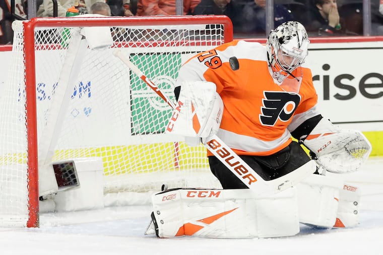 Carter Hart and the Flyers will try to even up their conference semifinal series at one game apiece on Wednesday (3 p.m., NBCSN).