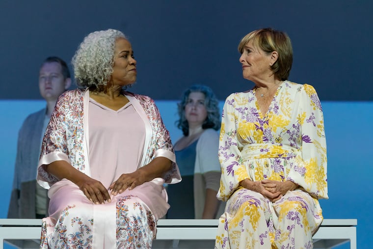 Marietta Simpson (left) as Martha and Frederica von Stade as Danny in "Sky on Swings"