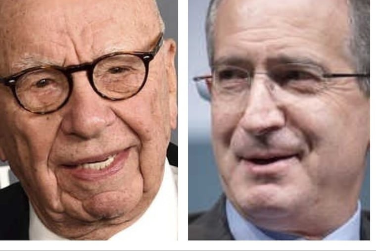 21st Century Fox's Rupert Murdoch and Comcast Corp.'s Brian Roberts