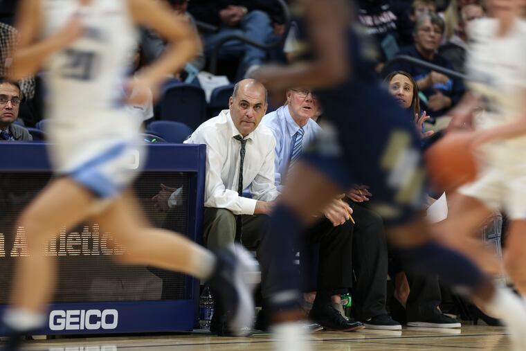 Harry Perretta coached his final season opener for Villanova on Wednesday.