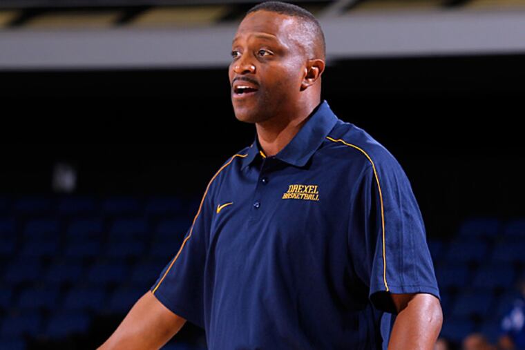 Drexel men's basketball coach Bruiser Flint. (Alex Gallardo/AP)