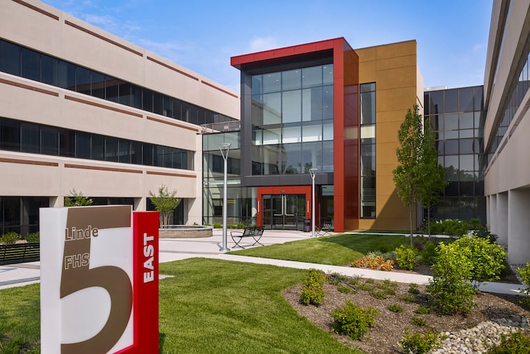 5 Sentry Parkway was one of two office buildings in Blue Bell sold to Jersey City real-estate firm Hudson Equities.