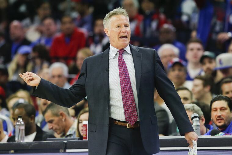 "You just try to find the positive areas that you really can control," Brett Brown says.