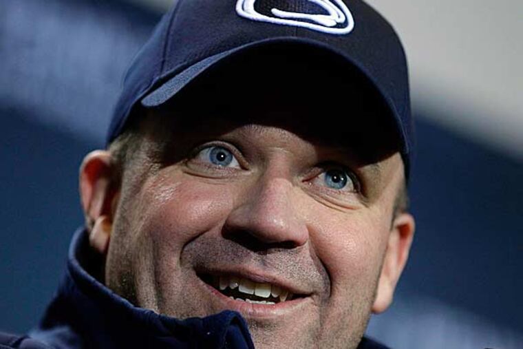Penn State head coach Bill O'Brien led Penn State to an 8-4 record in 2012. (Gene J. Puskar/AP)