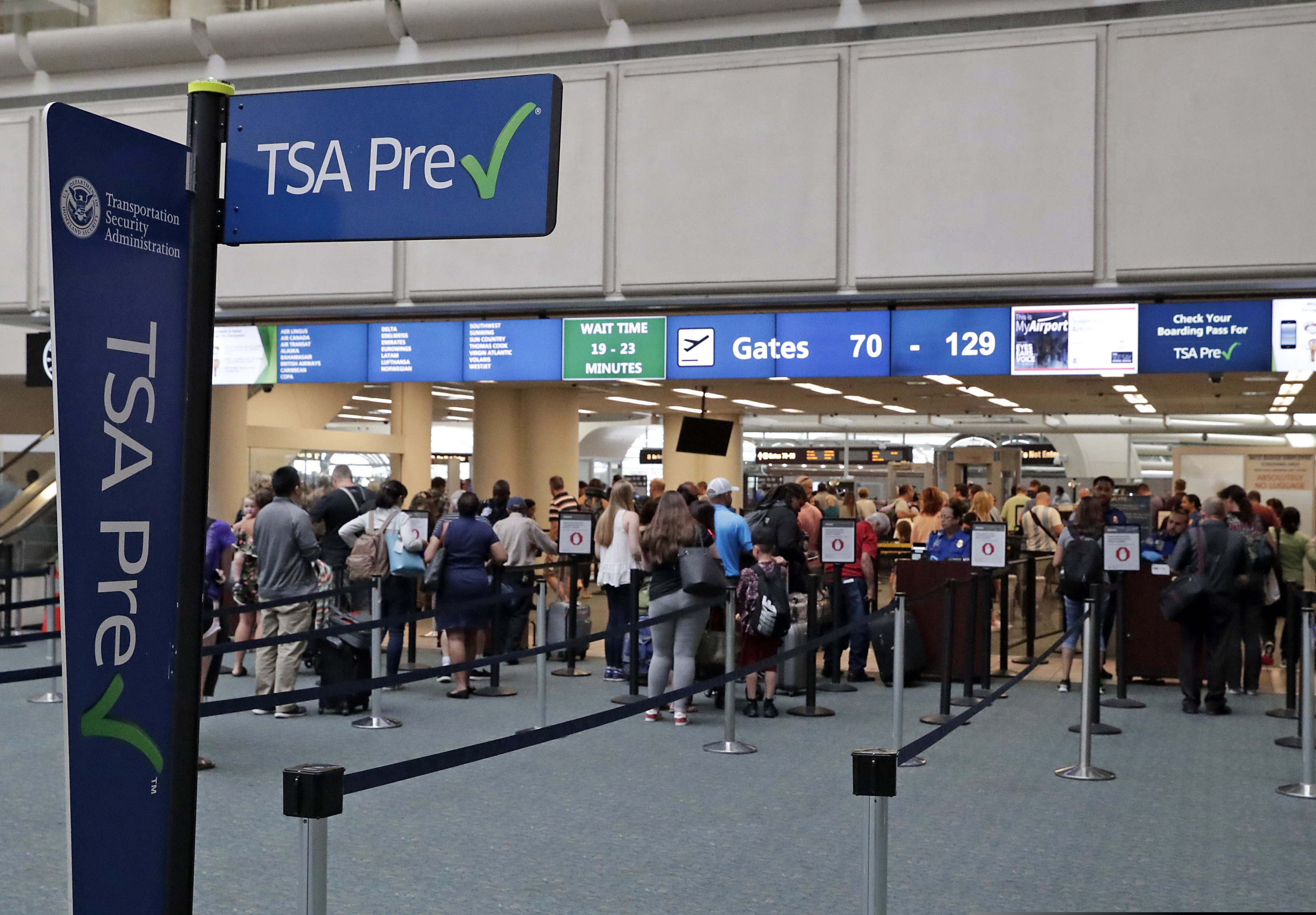 Officers found 4,432 guns - most of them loaded - in carry-on bags or on passengers moving through checkpoints, the TSA said in a report released last week.