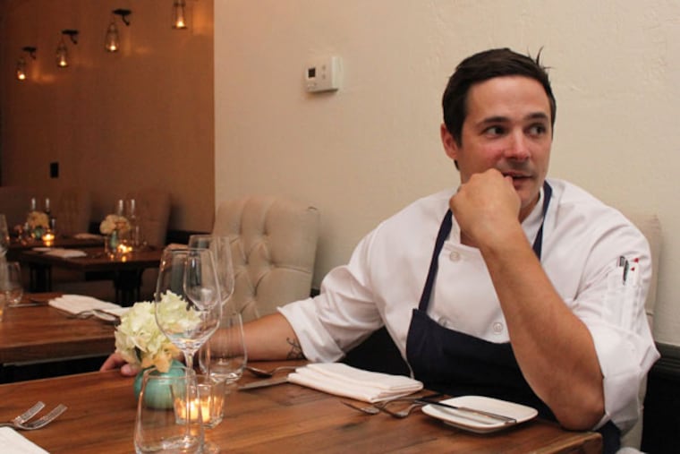 Chef/owner Nicholas Elmi at Laurel, 1617 E. Passyunk Ave.