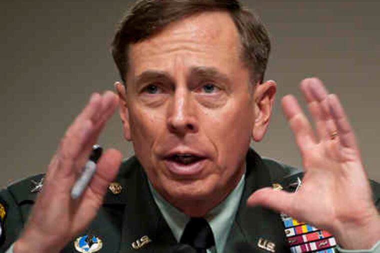 Gen. David H. Petraeus testifies before the Senate Armed Services Committee, which approved him Tuesday as Afghan war chief. The full Senate is expected to confirm him Wednesday.