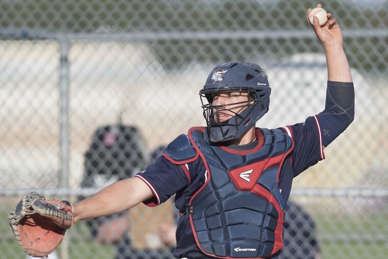 Eastern’s Dylan Stezzi, throws to second base in the 5th inning of the Varsity Baseball game against Shawnee on May 2.