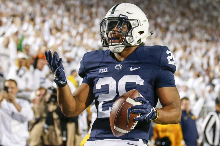 Running back Saquon Barkley could be playing his last game in a Penn State uniform Saturday.