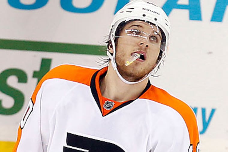 The Flyers now trail the Devils by three games to one in their playoff series. (Yong Kim/Staff Photographer)