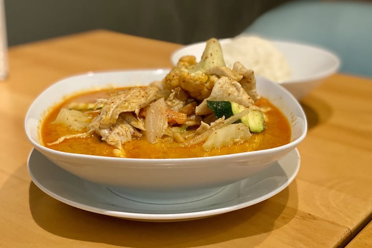 Chicken curry at Sugar & Spice Thai Food.