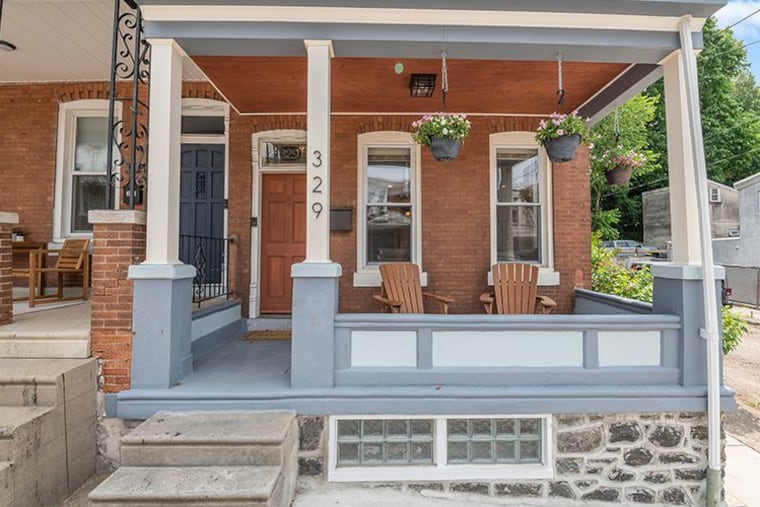 The 1,472-square-foot corner rowhouse is in walking distance of Main Street Manayunk, Regional Rail, and several parks.
