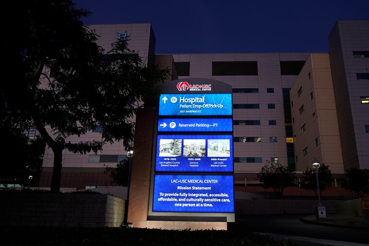 The Los Angeles County+USC Medical Center's patient drop-off/pick-up area in Los Angeles. People with private health insurance will finally see the nasty shock of “surprise” medical bills virtually gone, thanks to the coronavirus compromise reached in Congress.