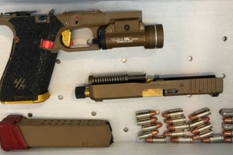 A loaded gun and an unloaded firearm were caught by TSA officers at the Philadelphia International Airport this weekend.