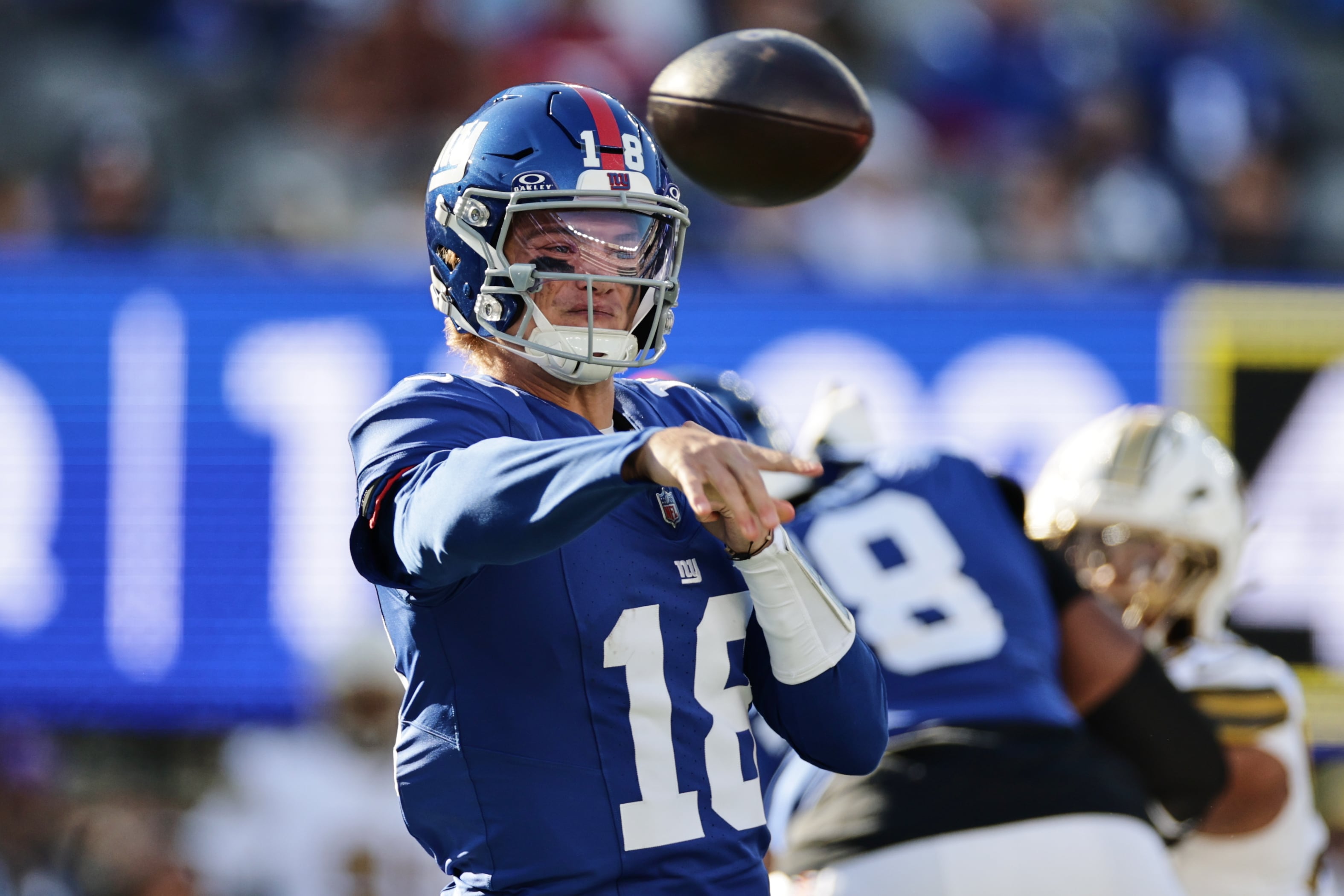 Giants turning to J.J. McCarthy as their starting QB at Houston, report says