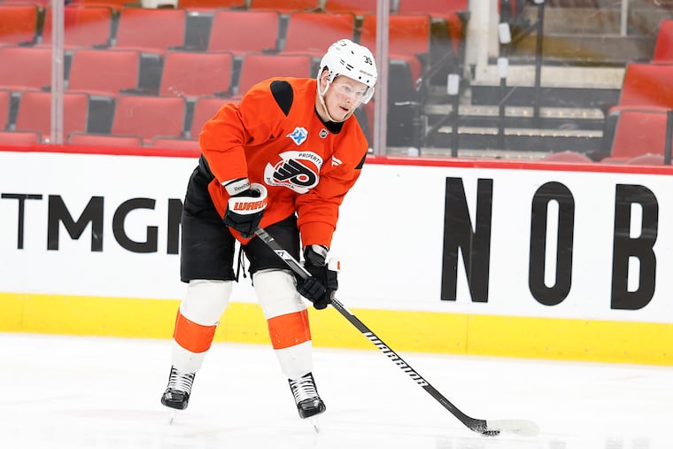 Flyers right wing Matvei Michkov was scratched, presumably a coach's decision, for Game 4 on Saturday night.