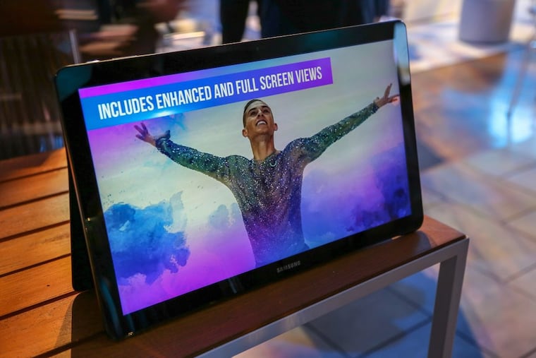 NBC lets Americans stream Olympics coverage on TVs as well as smartphones and, shown here, tablets.