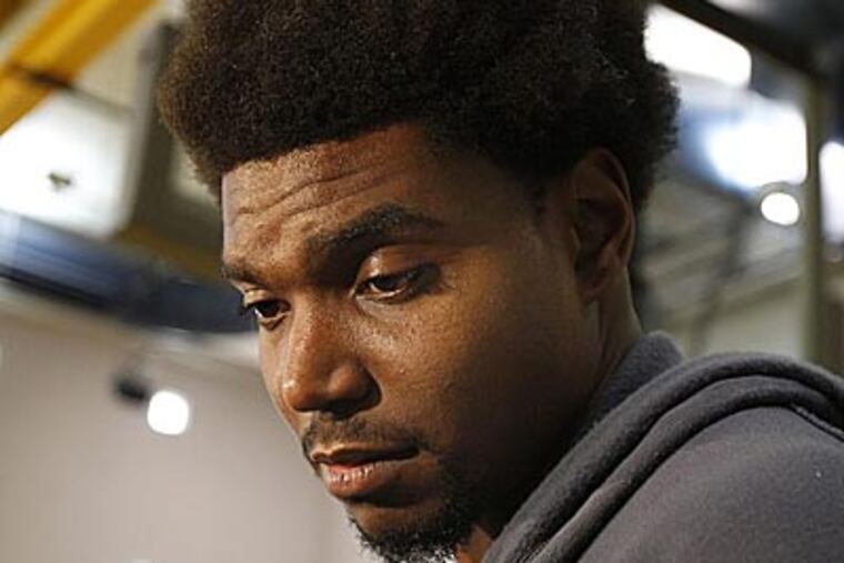 "The doctors and team are all cautious. We want to avoid any type of setback," Andrew Bynum said. (David Maialetti/Staff Photographer)