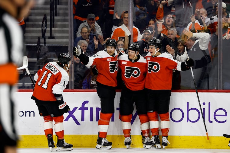The Flyers control their playoff destiny with five games remaining.