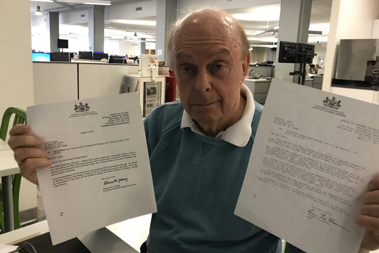 Ron Smith, 82 and a retired businessman, contends he lost hundreds of thousands of dollars to a start-up that had phony financials; he's contacted state regulators to investigate, but to no avail.
