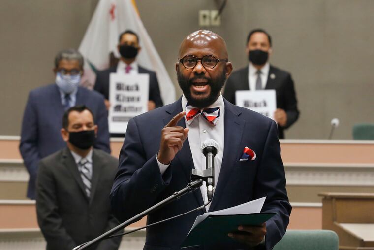California Rep. Mike Gipson, shown in June 2020.