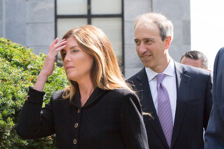 Attorney General Kathleen Kane leaves the courthouse on Monday, Aug. 15, 2016, following her trial for perjury and illegally leaking grand jury testimony.