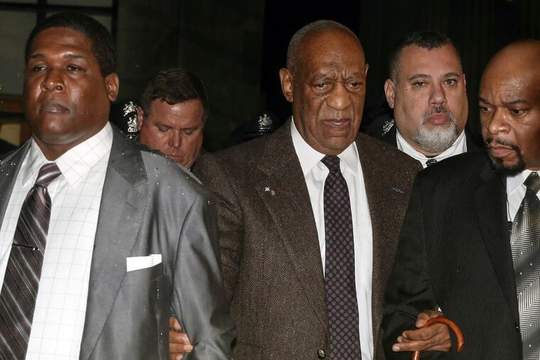 Bill Cosby leaves the Montgomery County Courthouse after his hearing in Norristown on Wednesday, Feb. 3, 2016.