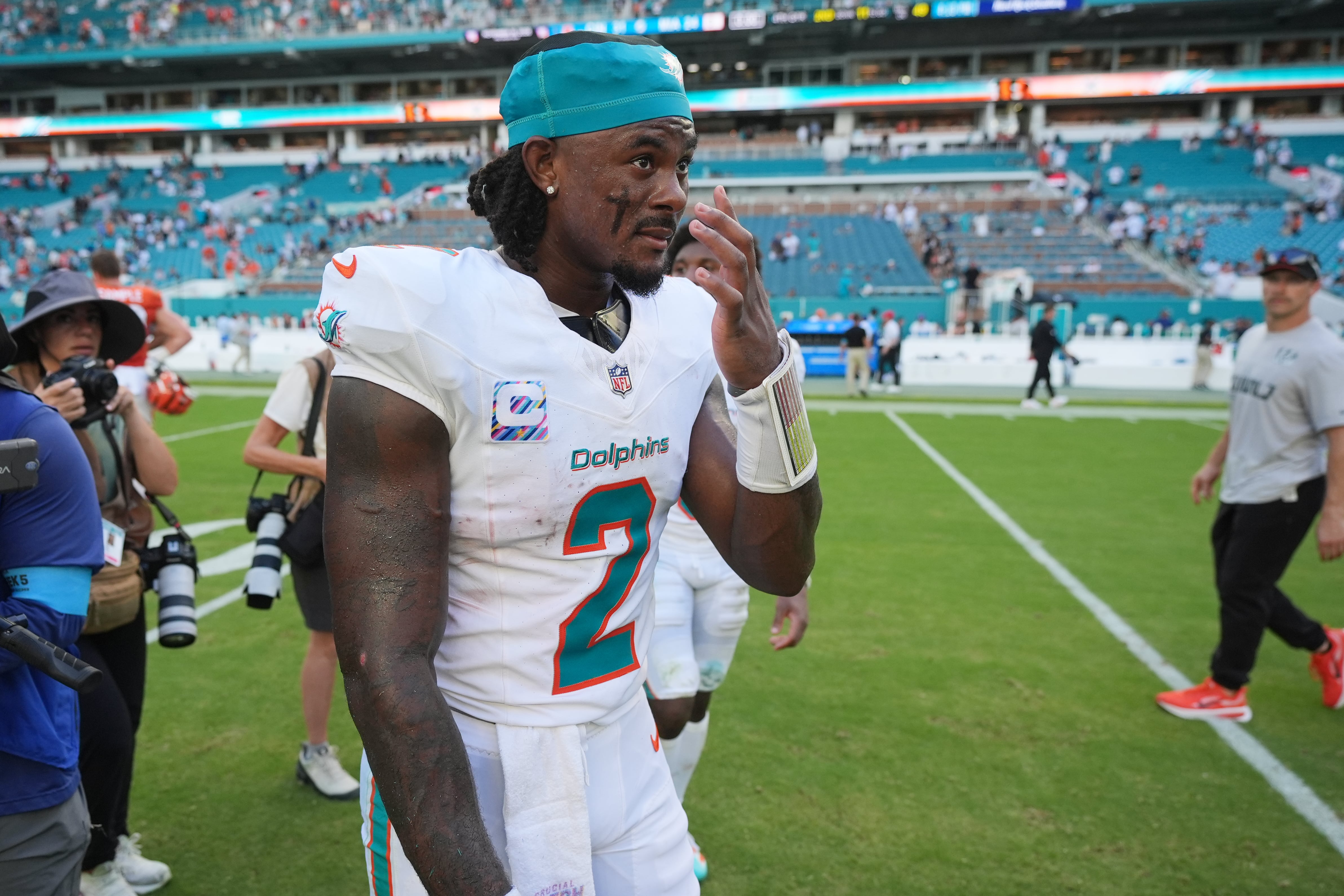 Dolphins not considering a QB change after Malik Willis struggles vs Bengals