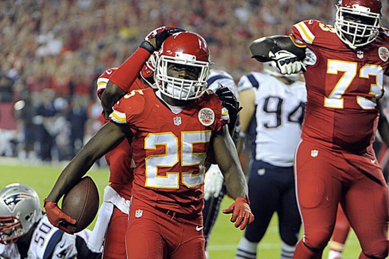 Chiefs running back Jamaal Charles. (John Rieger/USA Today Sports)