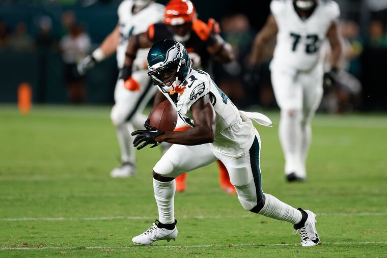 Eagles wide receiver Darius Cooper defied the odds as an undrafted free agent out of FCS Tarleton State to make the initial roster.