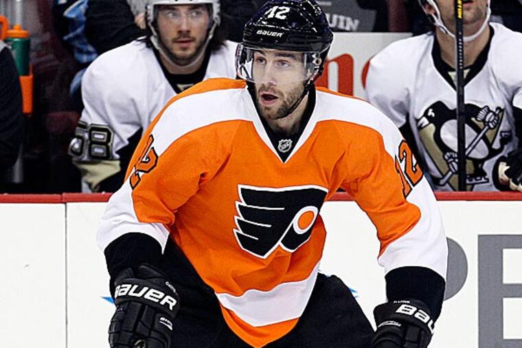 Simon Gagne and his family are readjusting to life in the area, but he wants to show more on the ice. (Yong Kim/Staff Photographer)