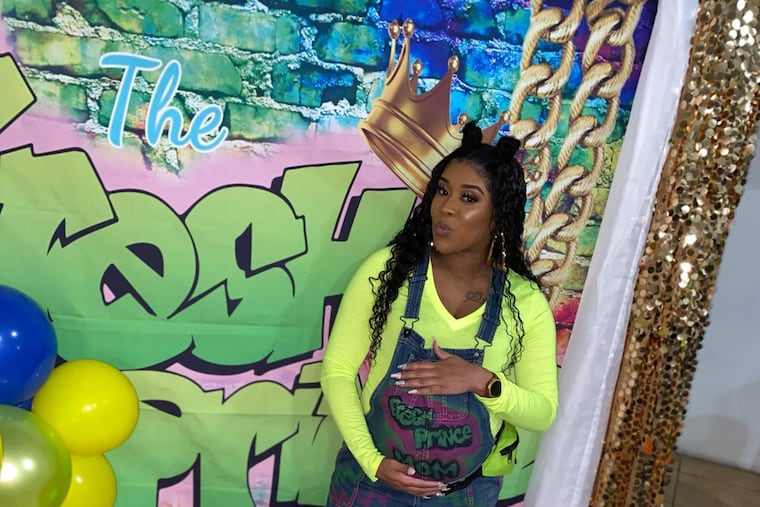 Chaunae Berry was inspired to have a Fresh Prince baby shower because she loved watching The Fresh Prince of Bel-Air reruns with her dad and has been calling her son "Prince" while he's in the womb.