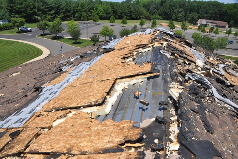 The roof of Fellowship Alliance Chapel was damaged by a fire on Friday, July 3, 2026.