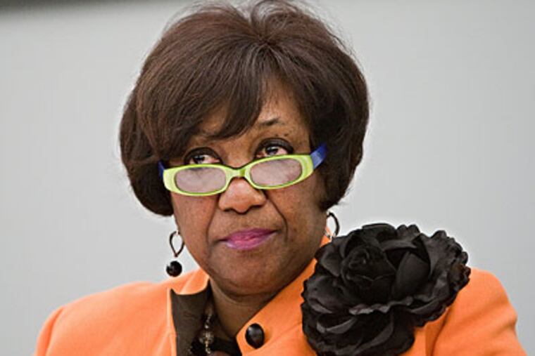 Top Philadelphia school officials, including Superintendent Arlene Ackerman, will take between six and 10 days of unpaid leave, along with immediate freezes in hiring and discretionary spending, to help offset a roughly $40 million shortfall in the current school year. (File: David M Warren / Staff Photographer)