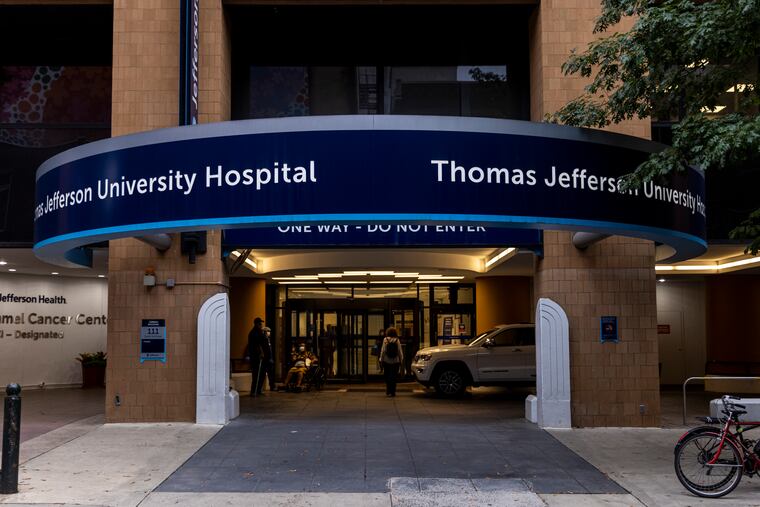 Thomas Jefferson Hospital in Center City Philadelphia.